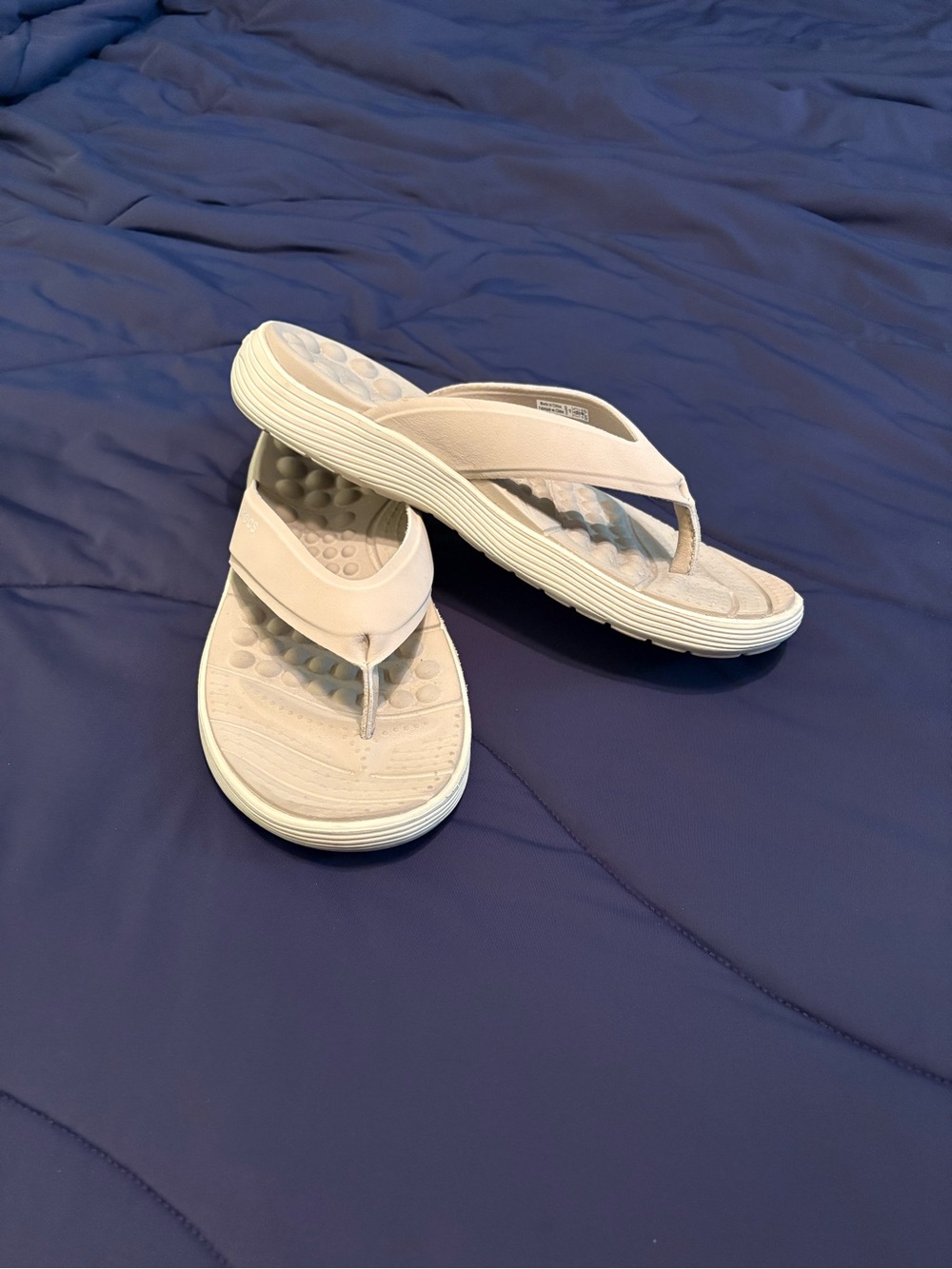 CROCS Women's Flip Flop Sandals in Light Beige
